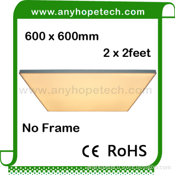Exquisite design reasonable price warm white square 60x60 cm led panel lighting